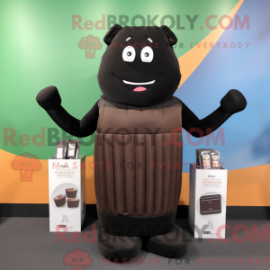 Black Chocolate Bar mascot...