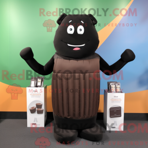 Black Chocolate Bar maskot...