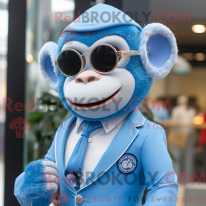 Sky Blue Monkey máscara de...