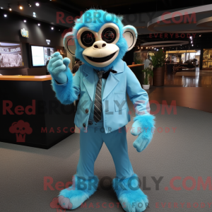 Sky Blue Monkey máscara de...