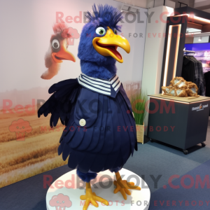 Navy Chicken mascot costume...