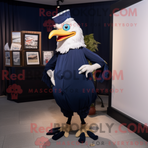 Navy Chicken mascot costume...