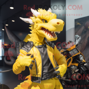 Yellow Dragon maskot...