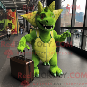 Lime Green Triceratops...