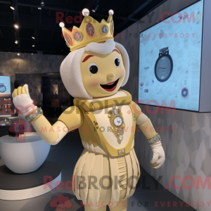 Figura de máscara de rainha...