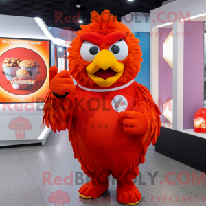 Máscara de frango frito...