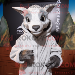 Silver Chupacabra mascot...