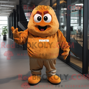 Rust Potato mascot costume...