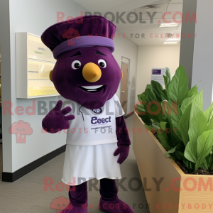 Postava maskota Purple Beet...