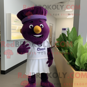 Purple Beet mascot costume...