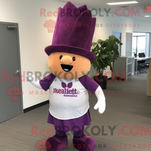 Purple Beet Maskottchen...