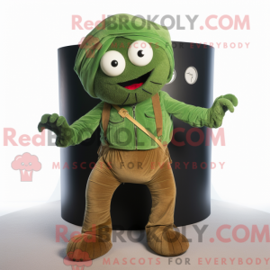 Maskottchenkostüm Grüne...