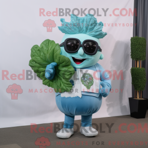 Sky Blue Cabbage mascot...