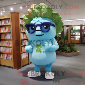 Sky Blue Cabbage mascot...