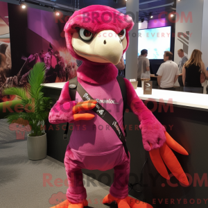 Magenta Archeopteryx mascot...