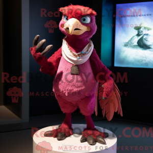 Magenta Archeopteryx maskot...