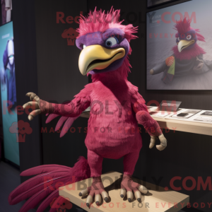 Magenta Archeopteryx maskot...