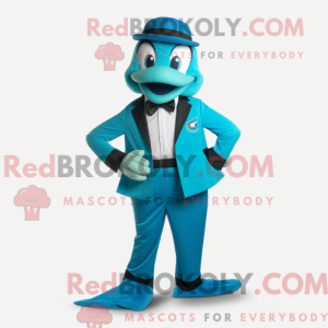 Teal But Maskottchen Kostüm...