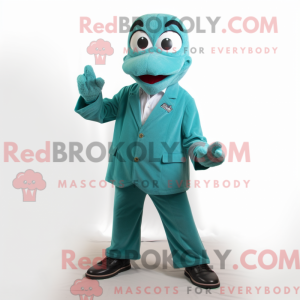 Teal But Maskottchen Kostüm...