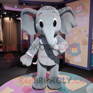 Gray Elephant mascot...