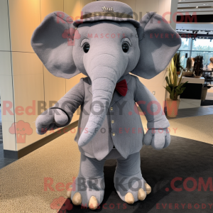 Gray Elephant mascot...