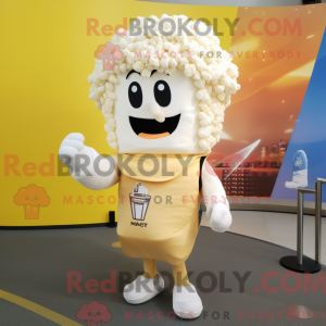 Cream Pop Corn mascot...
