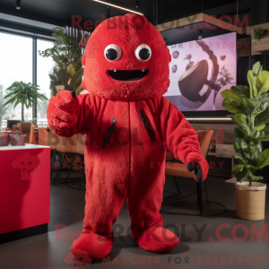 Rust Bringebær maskot drakt...