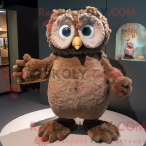 Brown Owl mascot costume...