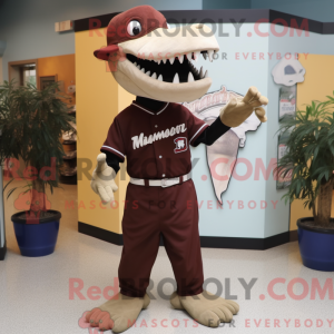 Brown Barracuda mascot...