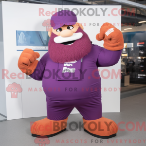 Lilla Strongman maskot...