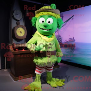 Limegrønn...