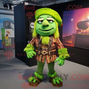 Limegrønn...