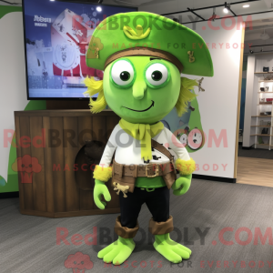 Limegrønn...