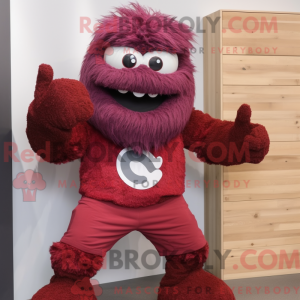 Costume mascotte de cyclope...