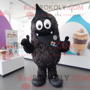 Black Ice Cream mascot...