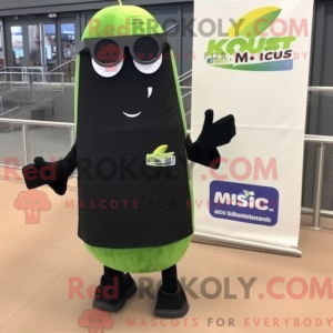 Black Cucumber mascot...
