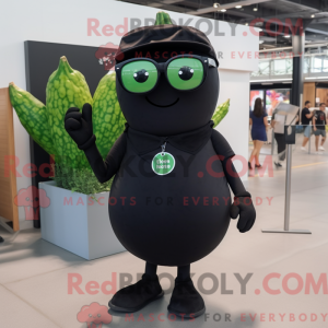 Black Cucumber mascot...