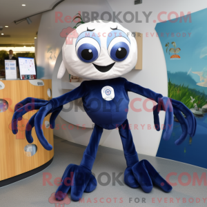 Navy Spider mascot costume...