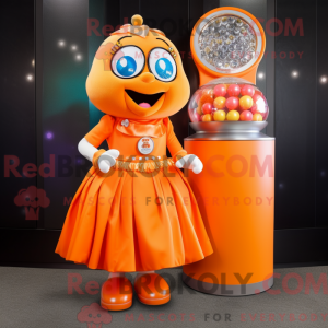 Orange Gumball Machine...