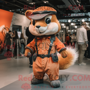 Rust Flying Squirrel maskot...