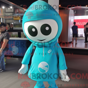 Cyan Gyro Maskottchen...