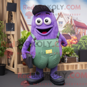 Postava maskota Purple...