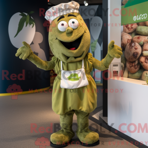 Olive Pesto Pasta mascot...