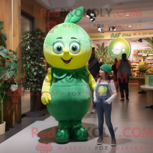Skovgrøn citron maskot...