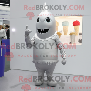 Sølv Ice Cream Cone...