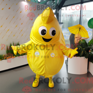 Lemon Yellow Gyro mascot...