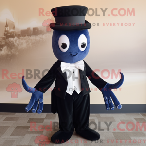Navy Squid maskot kostume...