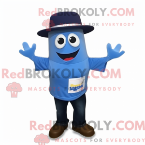 Blue Moussaka mascot...