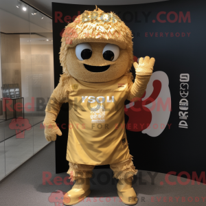 Gold Ramen mascot costume...
