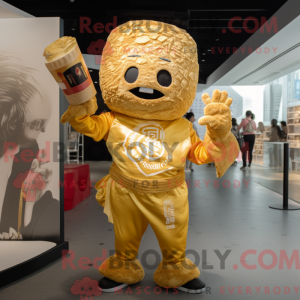 Gold Ramen mascot costume...